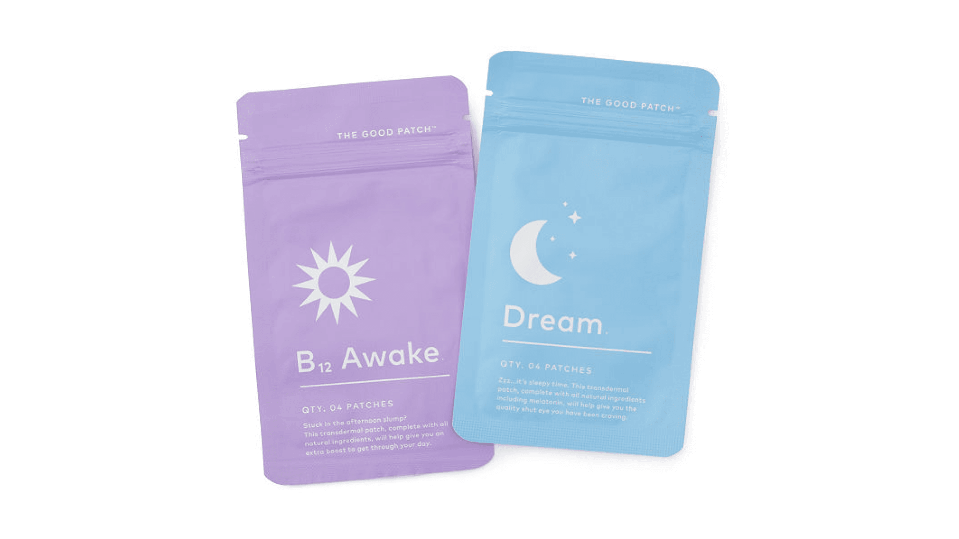 Sleep and wake-up patches