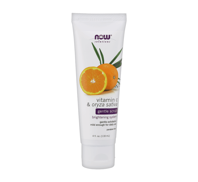 NOW® Solutions Vitamin C & Oryza Sativa Gentle Scrub