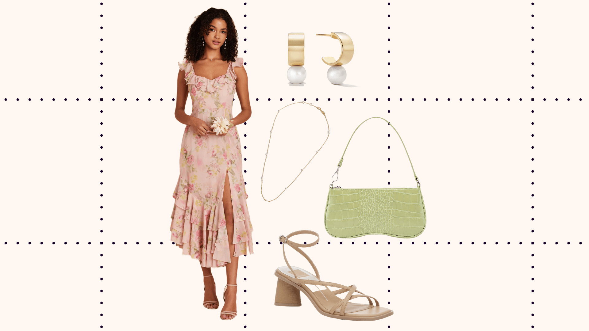 casual wedding guest outfit