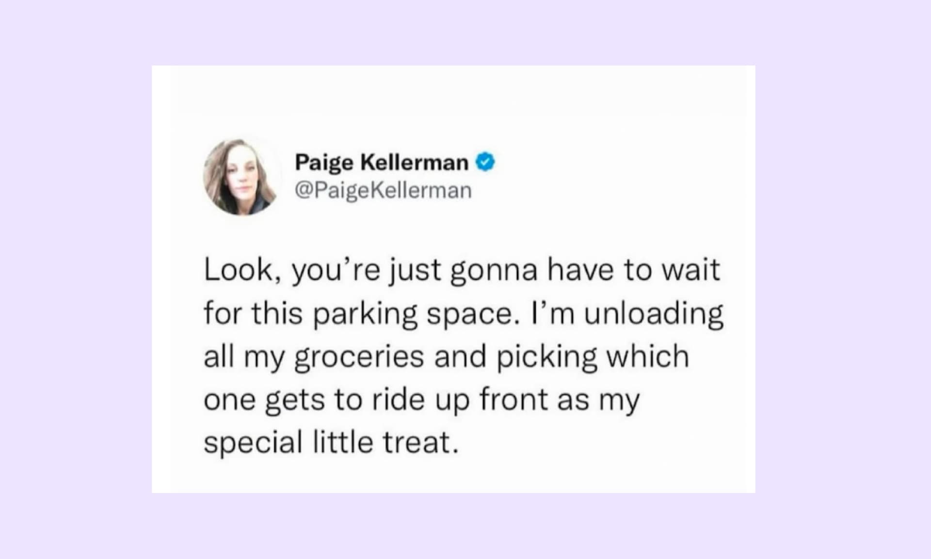 Paige Kellerman tweet