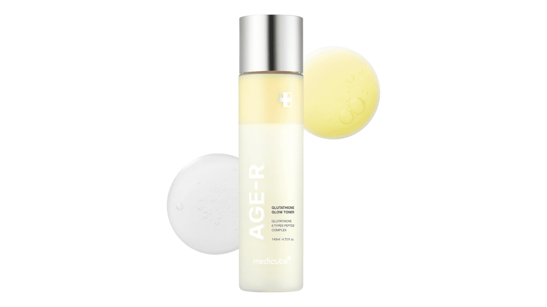 medicube Age-R Glutathione Glow Milky Toner, Low-Irritation Double Layer Toner for Glass Glow Skin with Peptide, Even Skin Tone, Radiance, Hydration, Korean Skincare