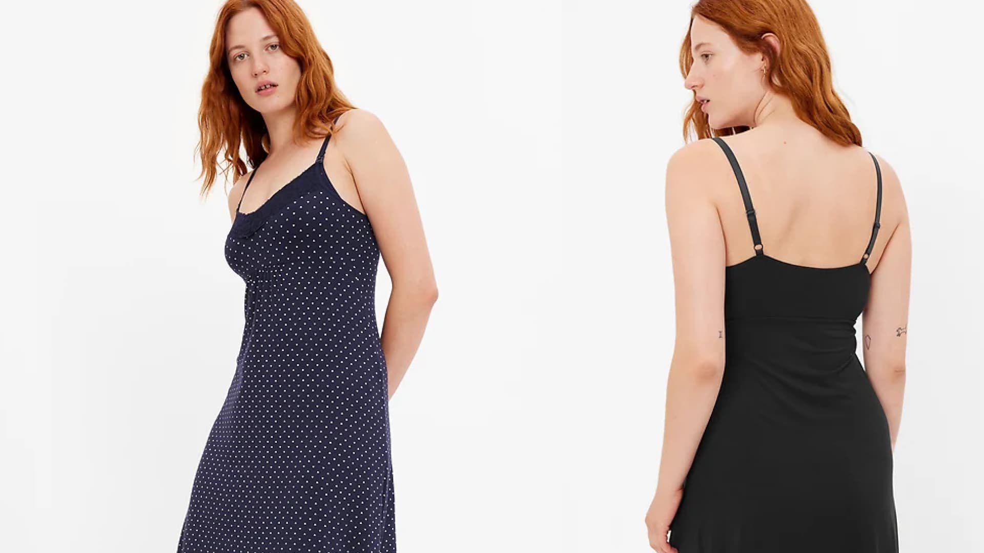 nightgown in navy