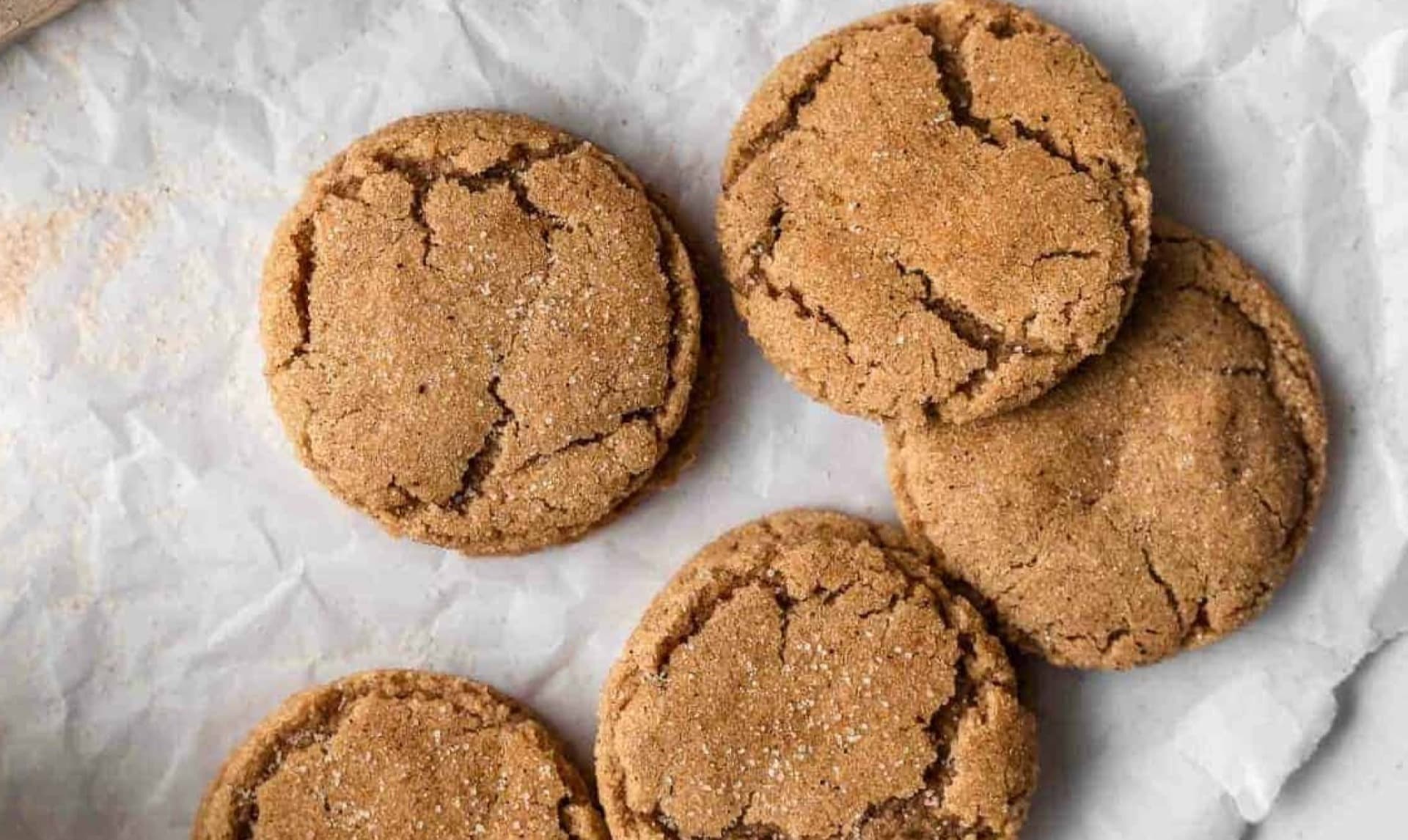 Chai Sugar Cookies on baking tray