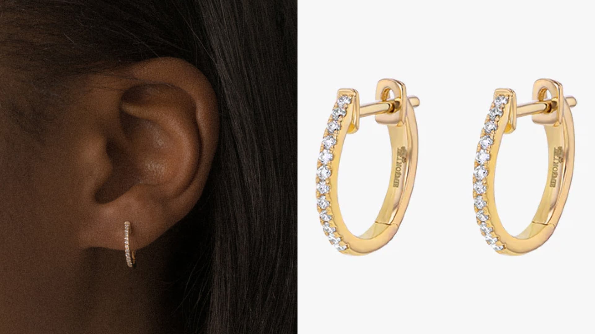 Huggie earrings