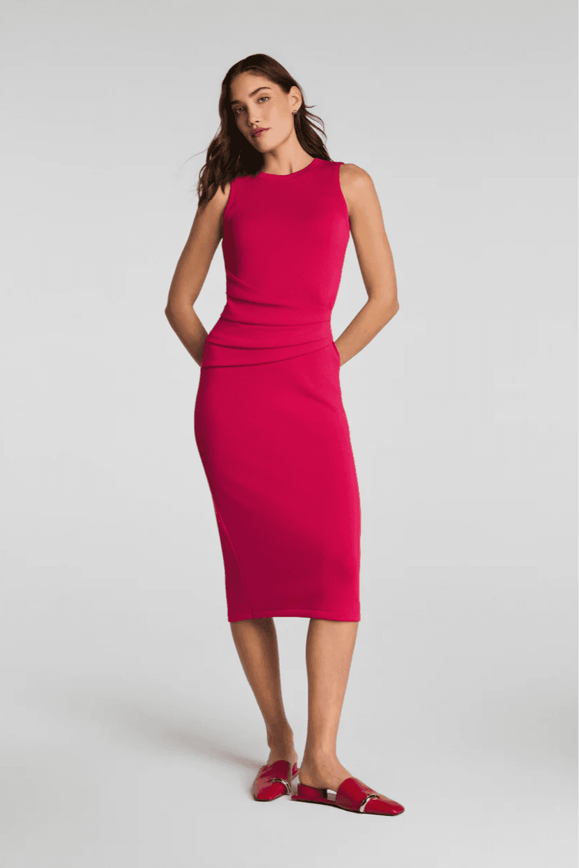 SPANX AirEssentials® Draped Tank Midi Dress