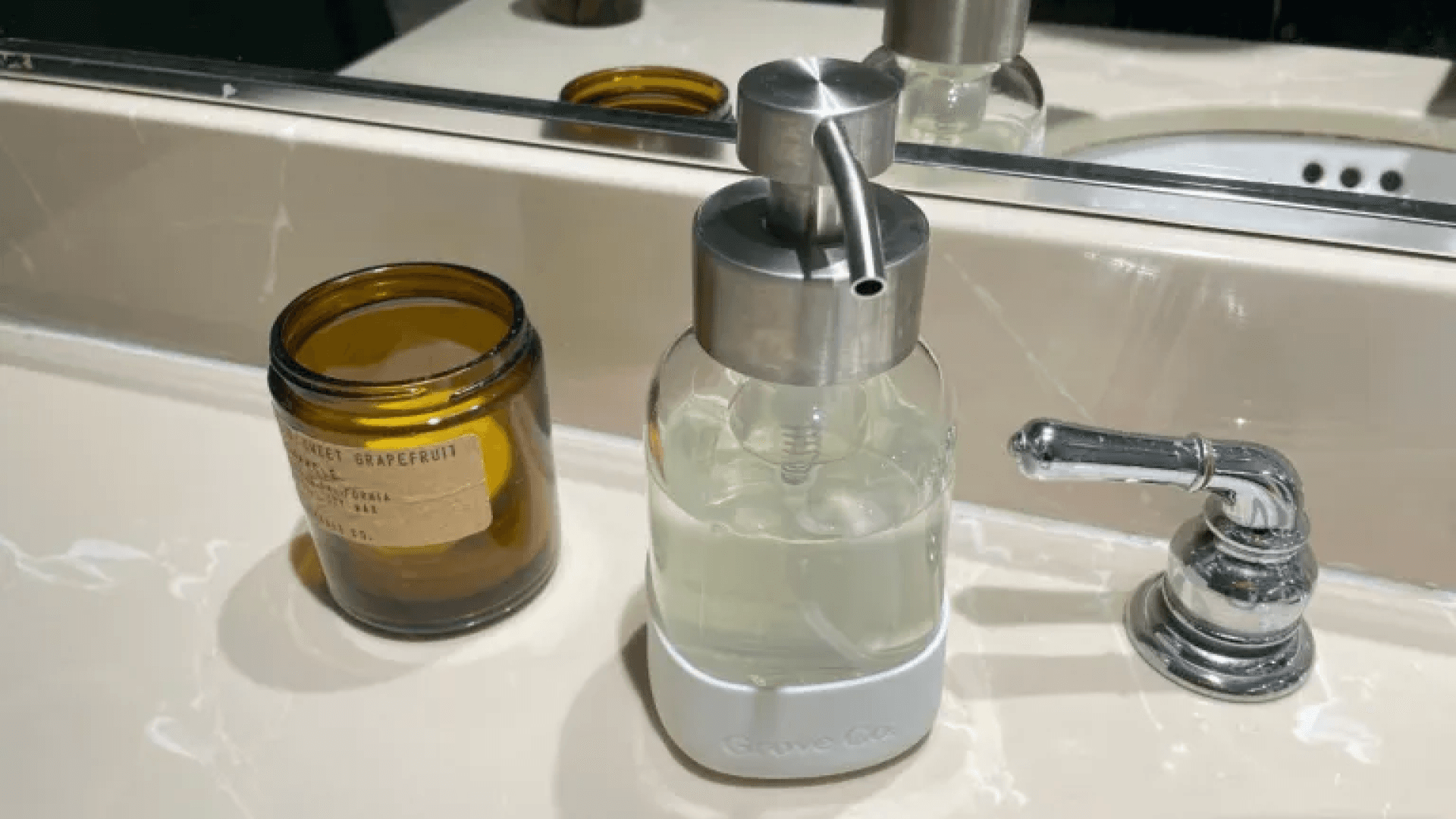 Grove Co. Foaming Hand Soap Concentrate + Dispenser 
