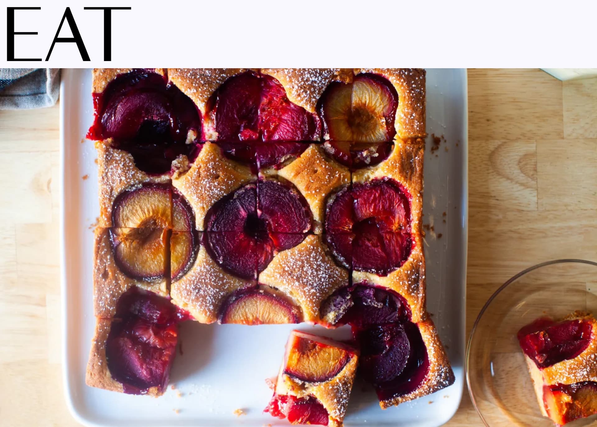 Smitten Kitchen’s Dimply Plum Cake