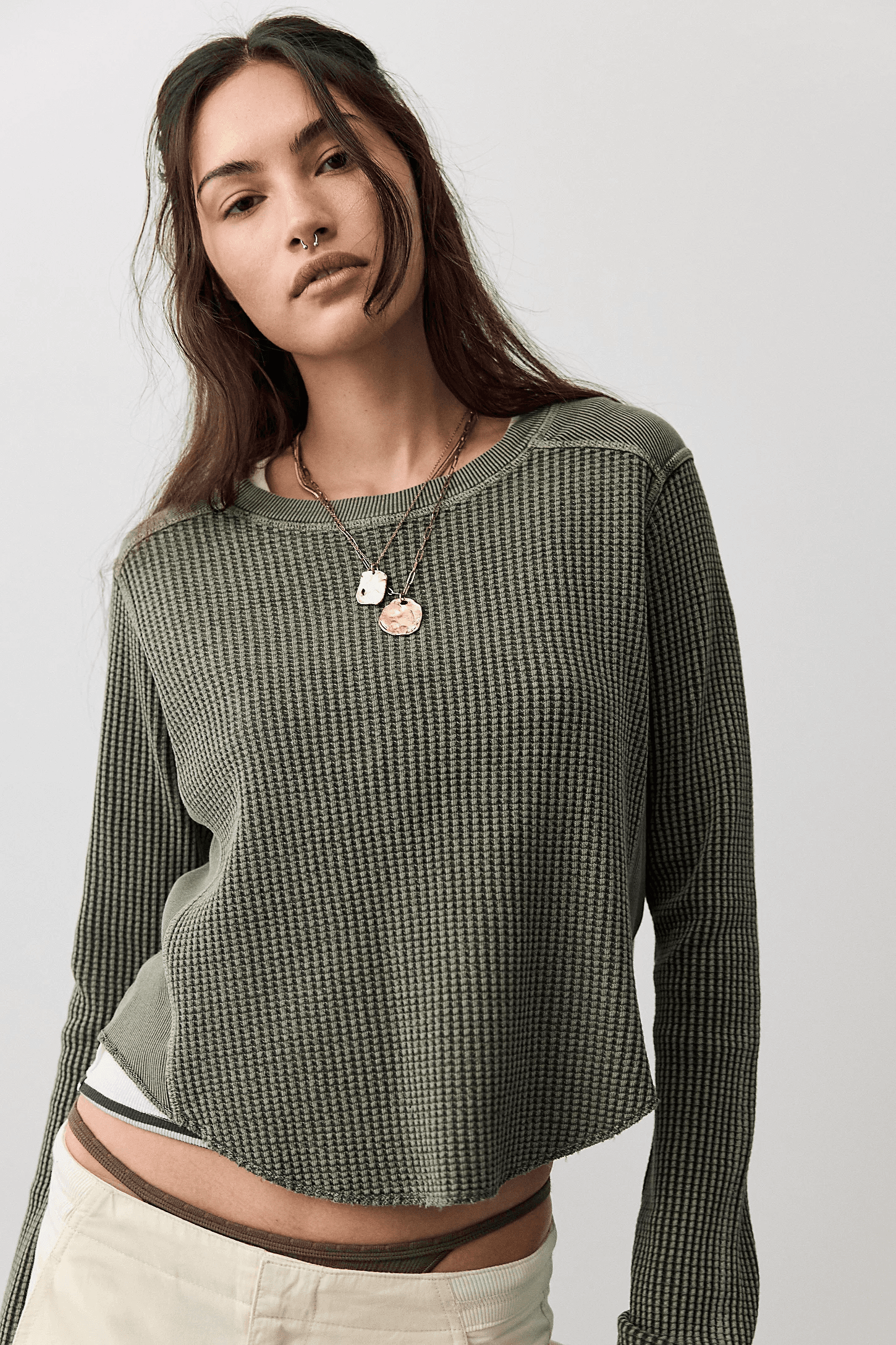 FP One Blake Shrunken Crew Neck Thermal