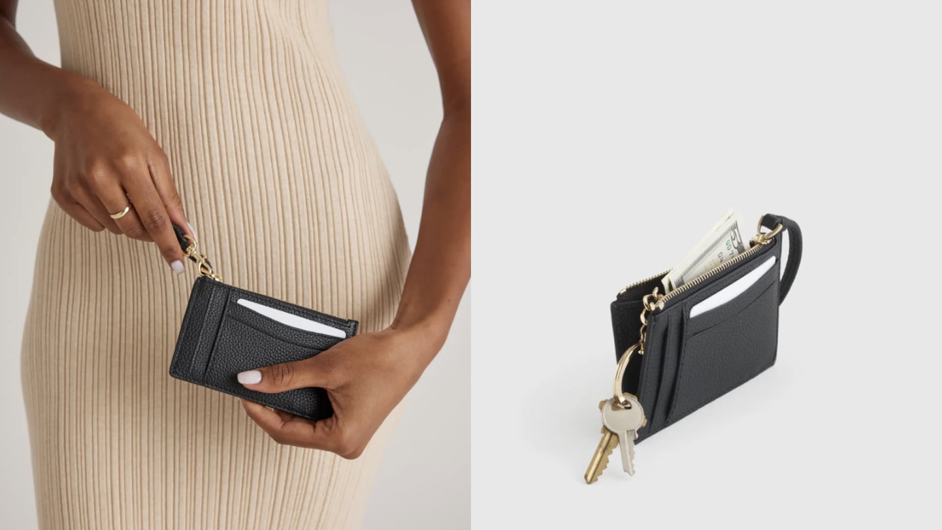leather wristlet