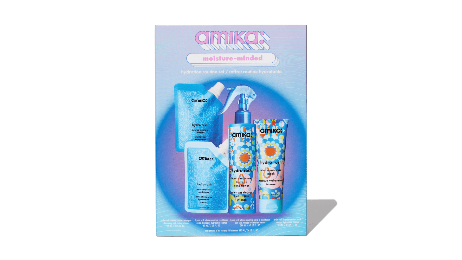 Amika hydration hair kit