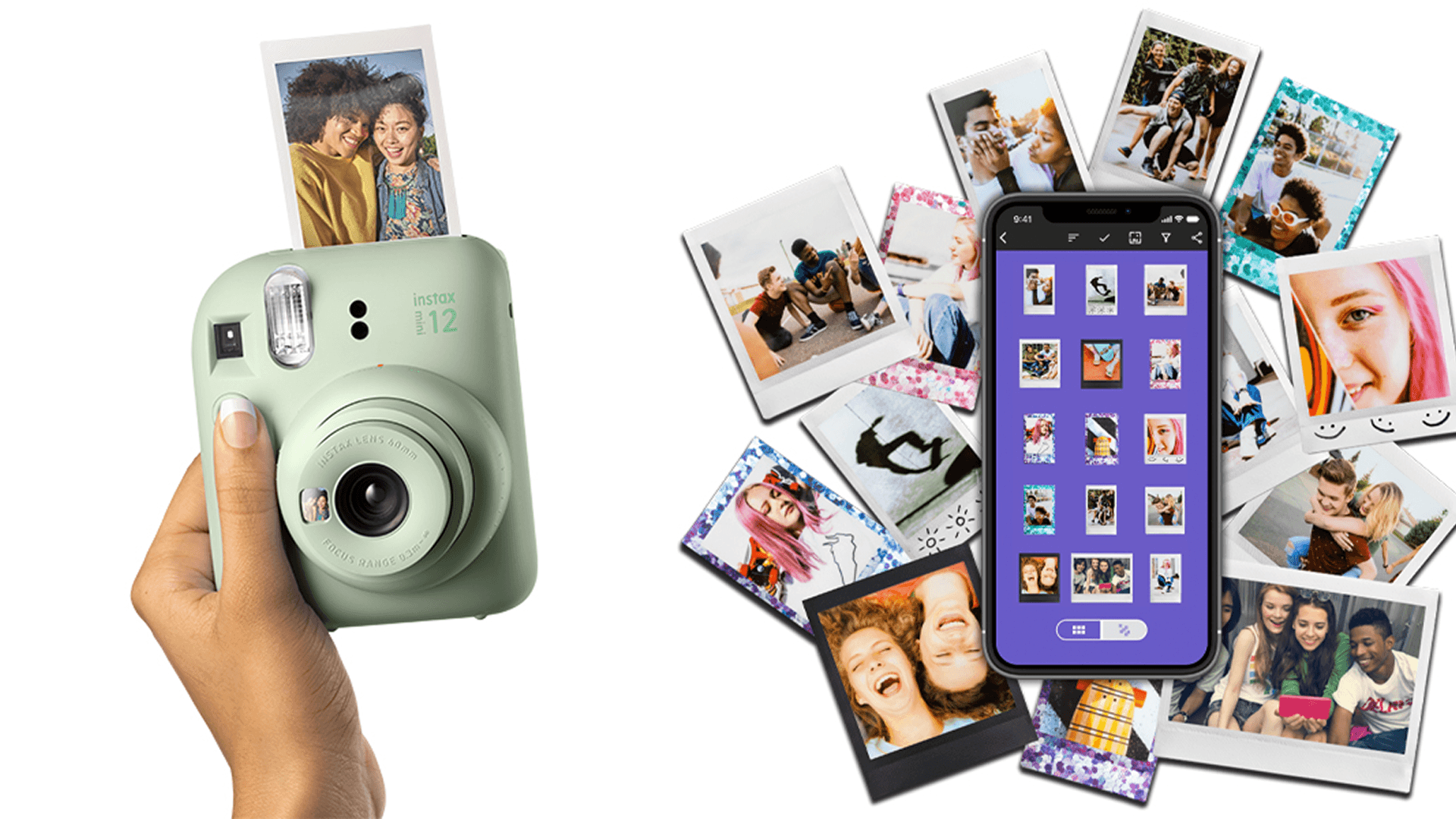 Fujifilm INSTAX MINI 12 Green Bundle 2025
