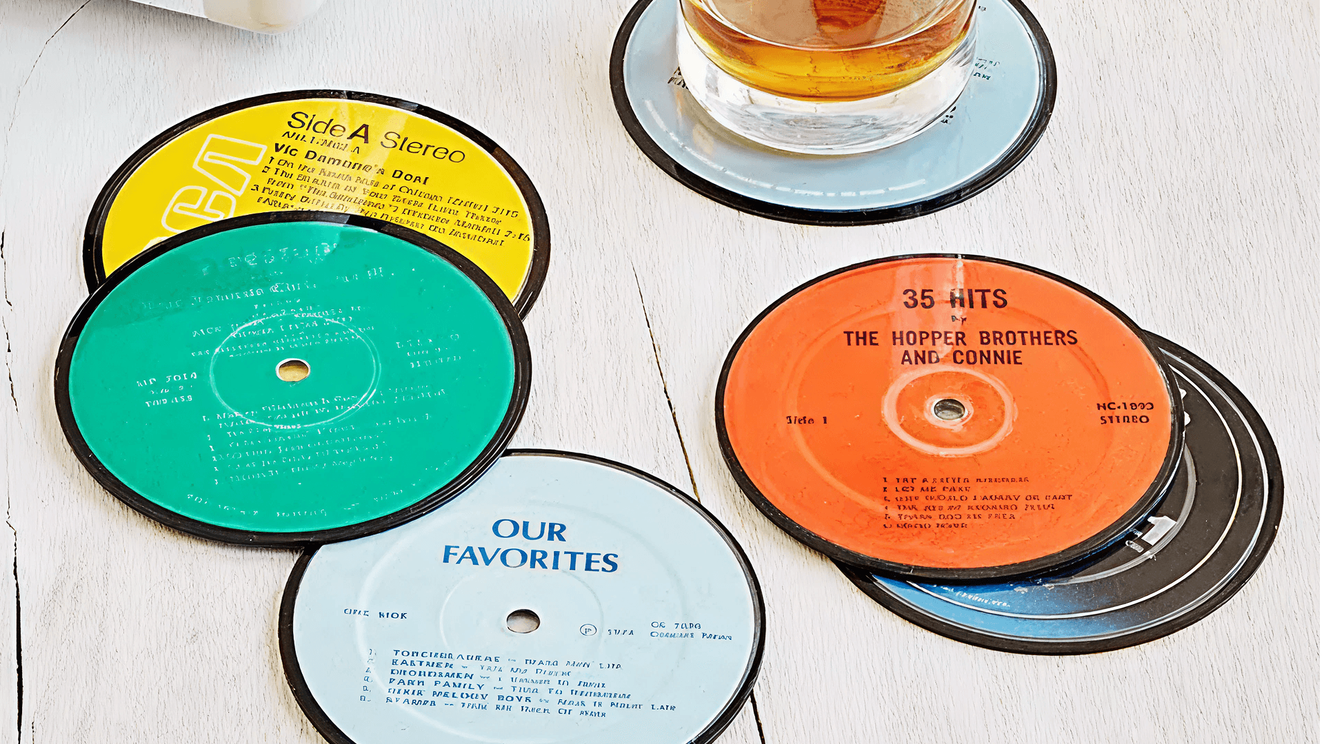 record coasters