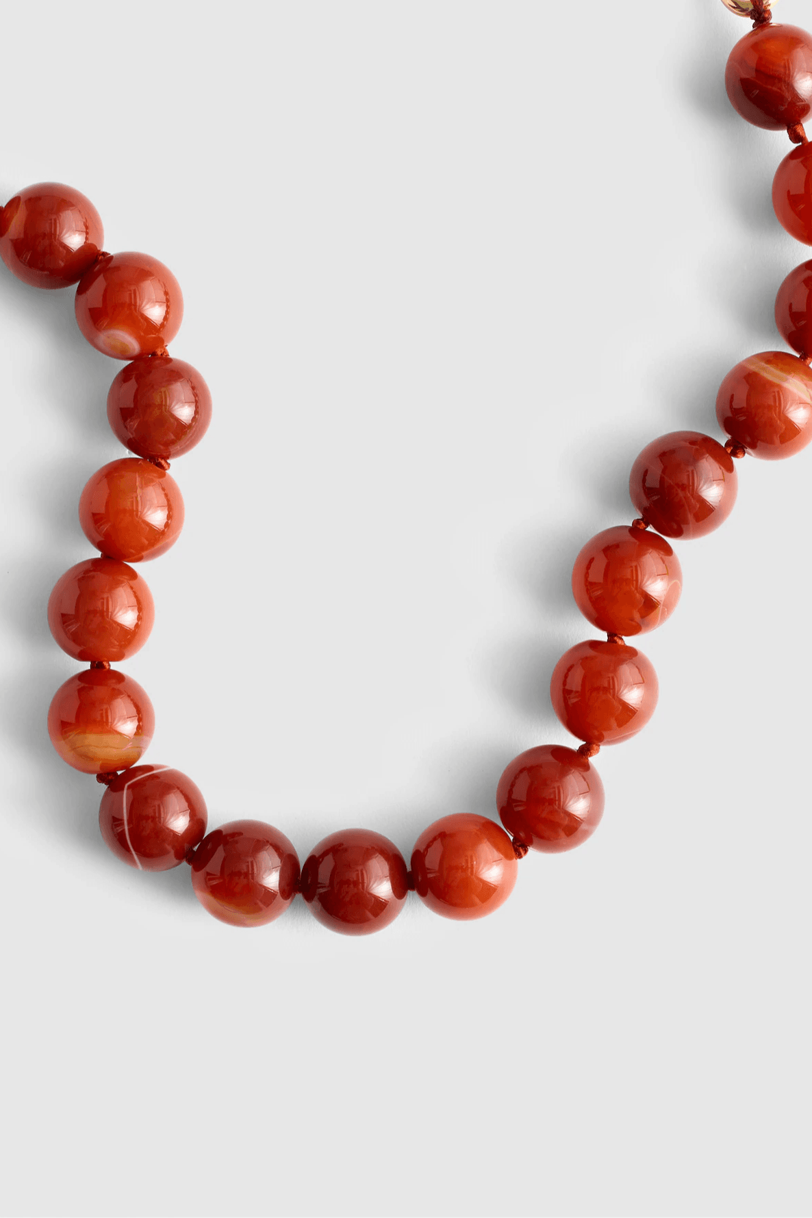 Semiprecious Oversized Beaded Choker Necklace