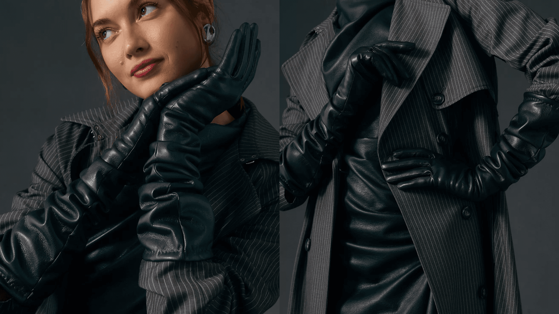 leather gloves