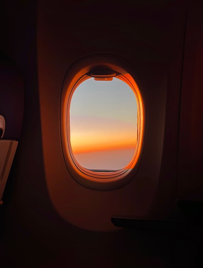 plane window