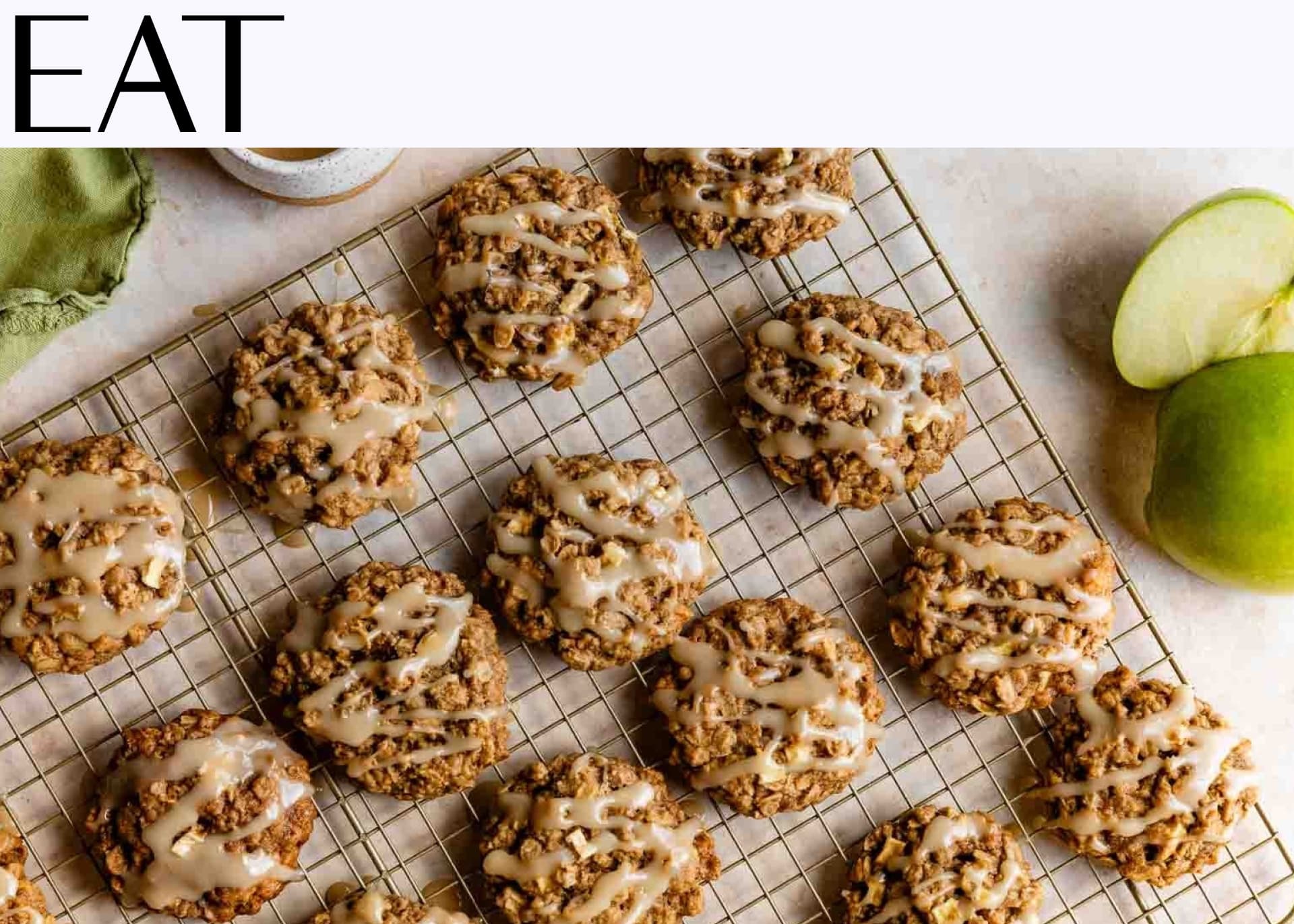 Apple Cinnamon Oatmeal Cookies by Sally’s Baking