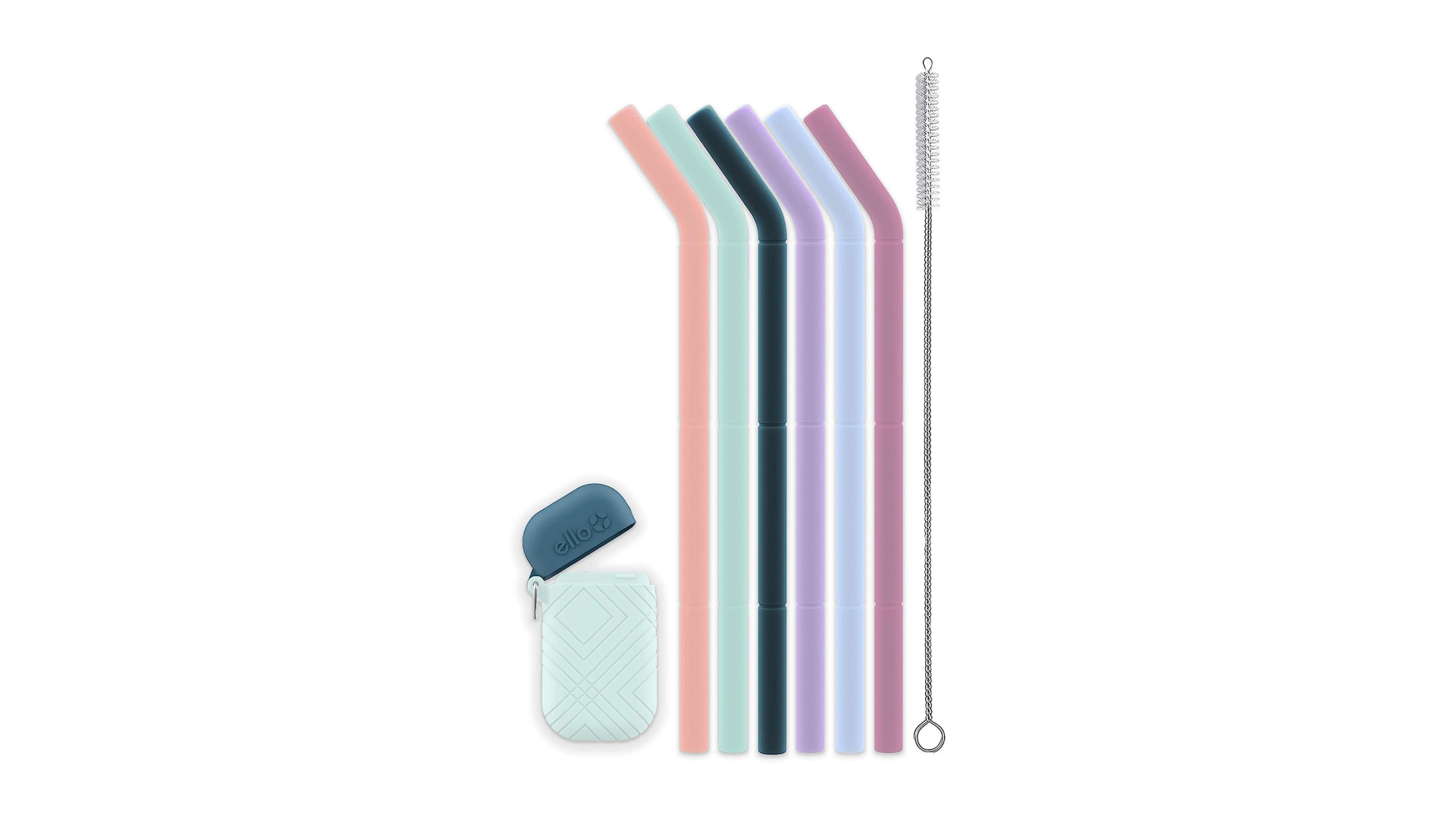 reusable silicone straws to replace plastic straws