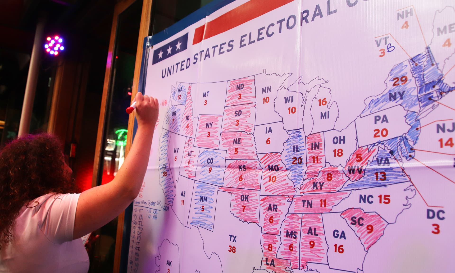 Electoral College map 