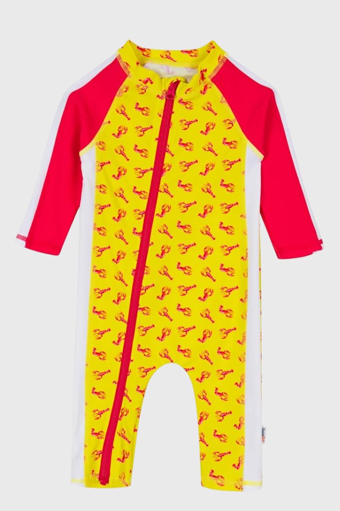 SwimZip UPF50+ Long Sleeve One Piece Swimsuit