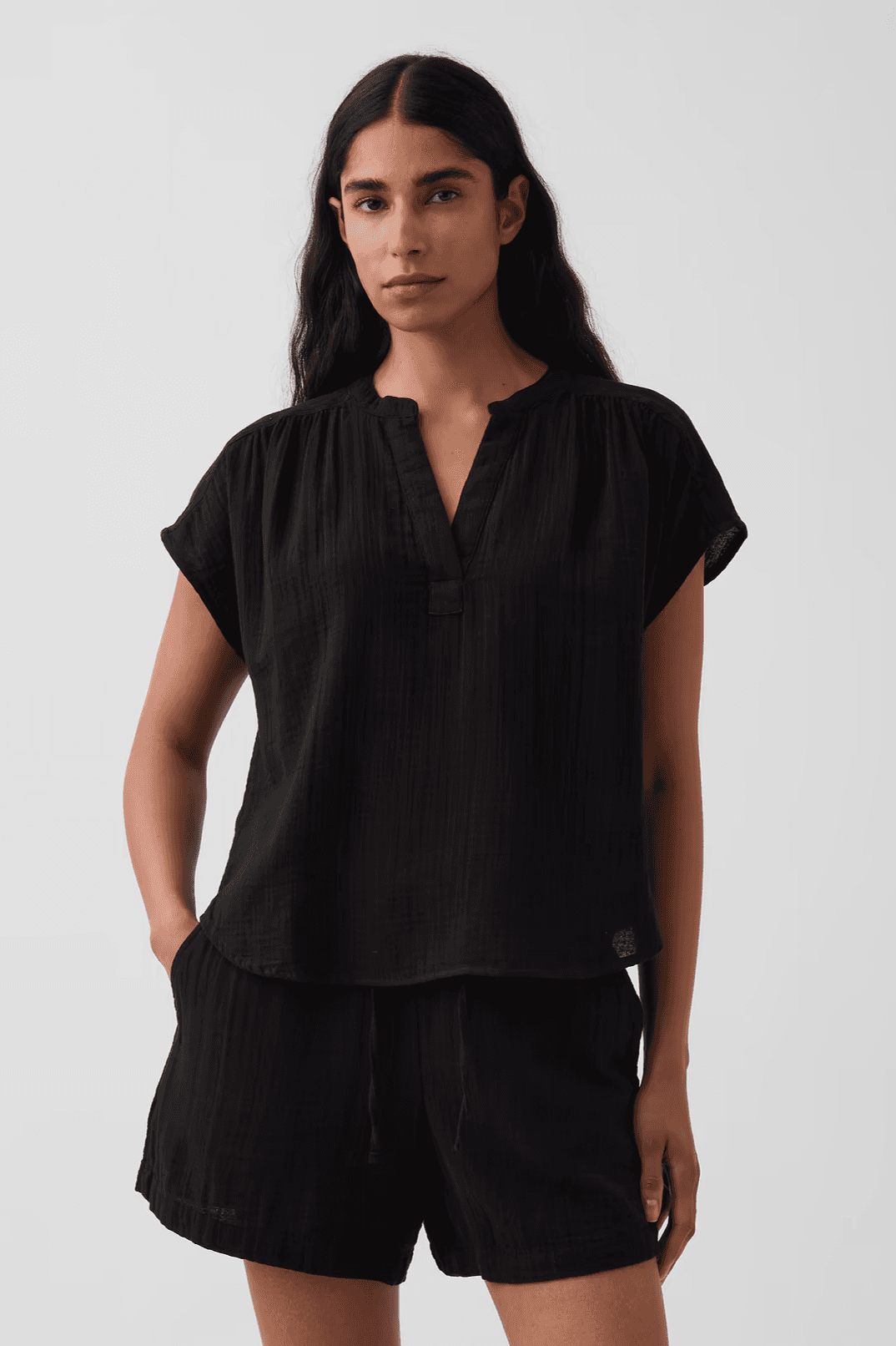 gauze top