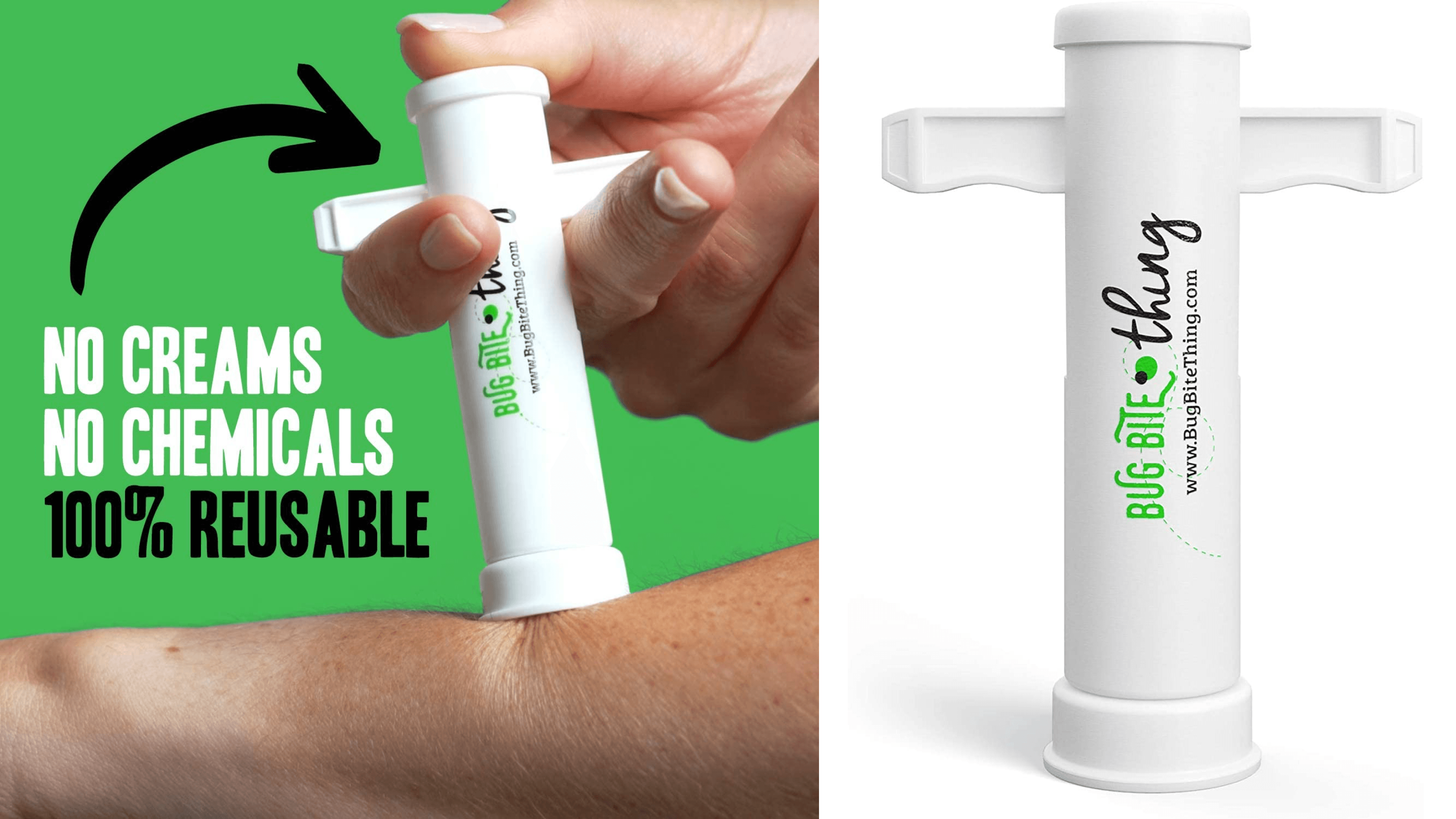 bug bite suction tool to decrease bug bite itchiness