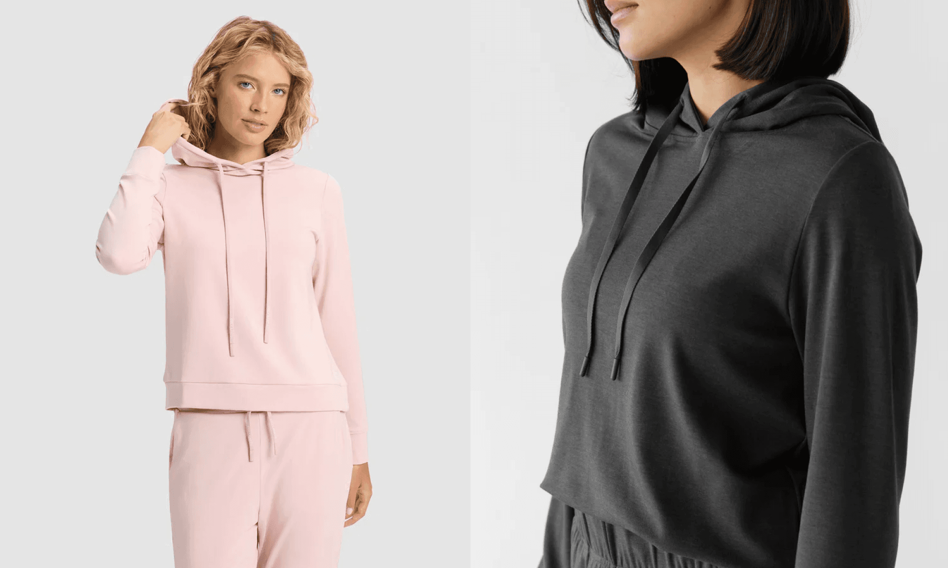 Cozy Earth Matching Jogger Hoodie brushed Bamboo