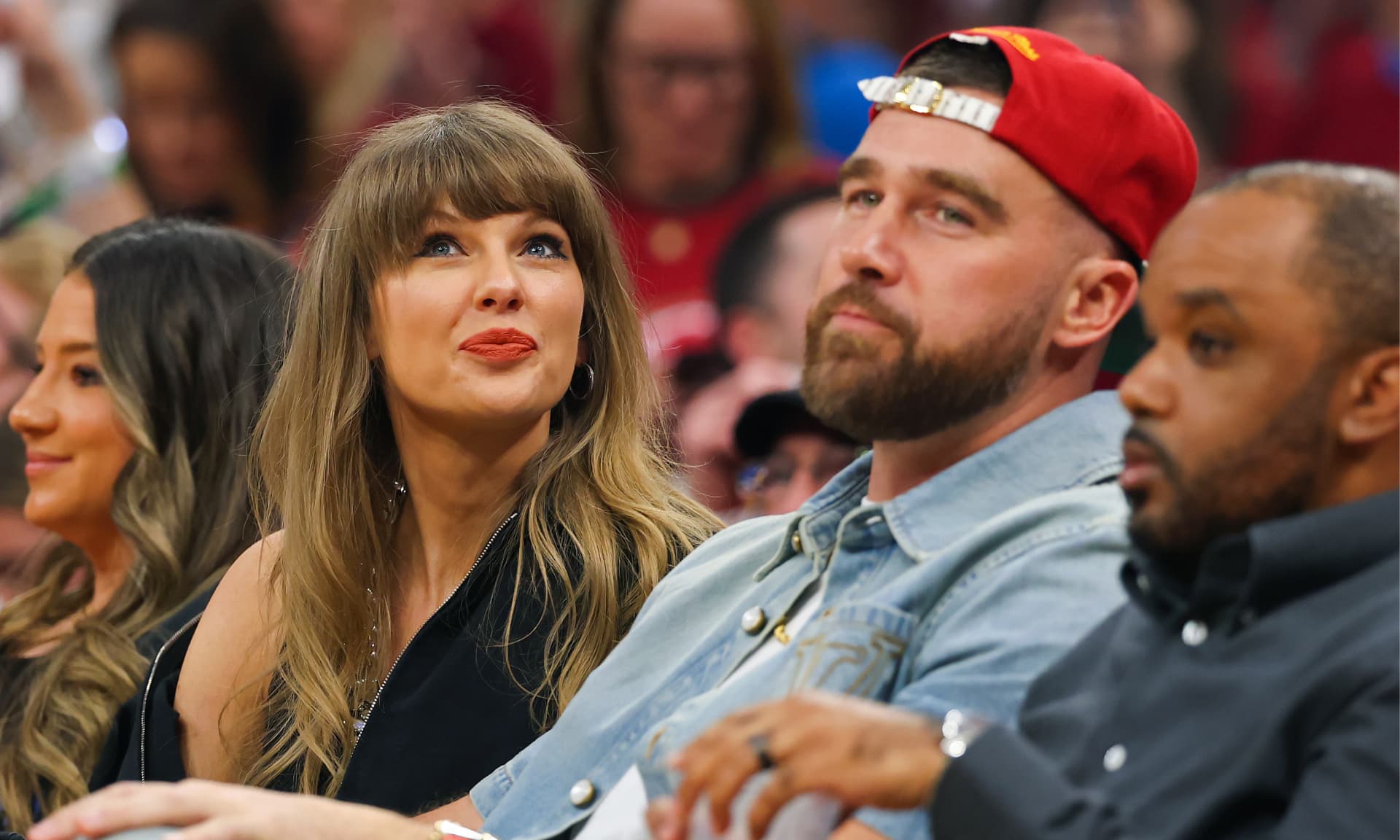 Taylor Swift and Travis Kelce