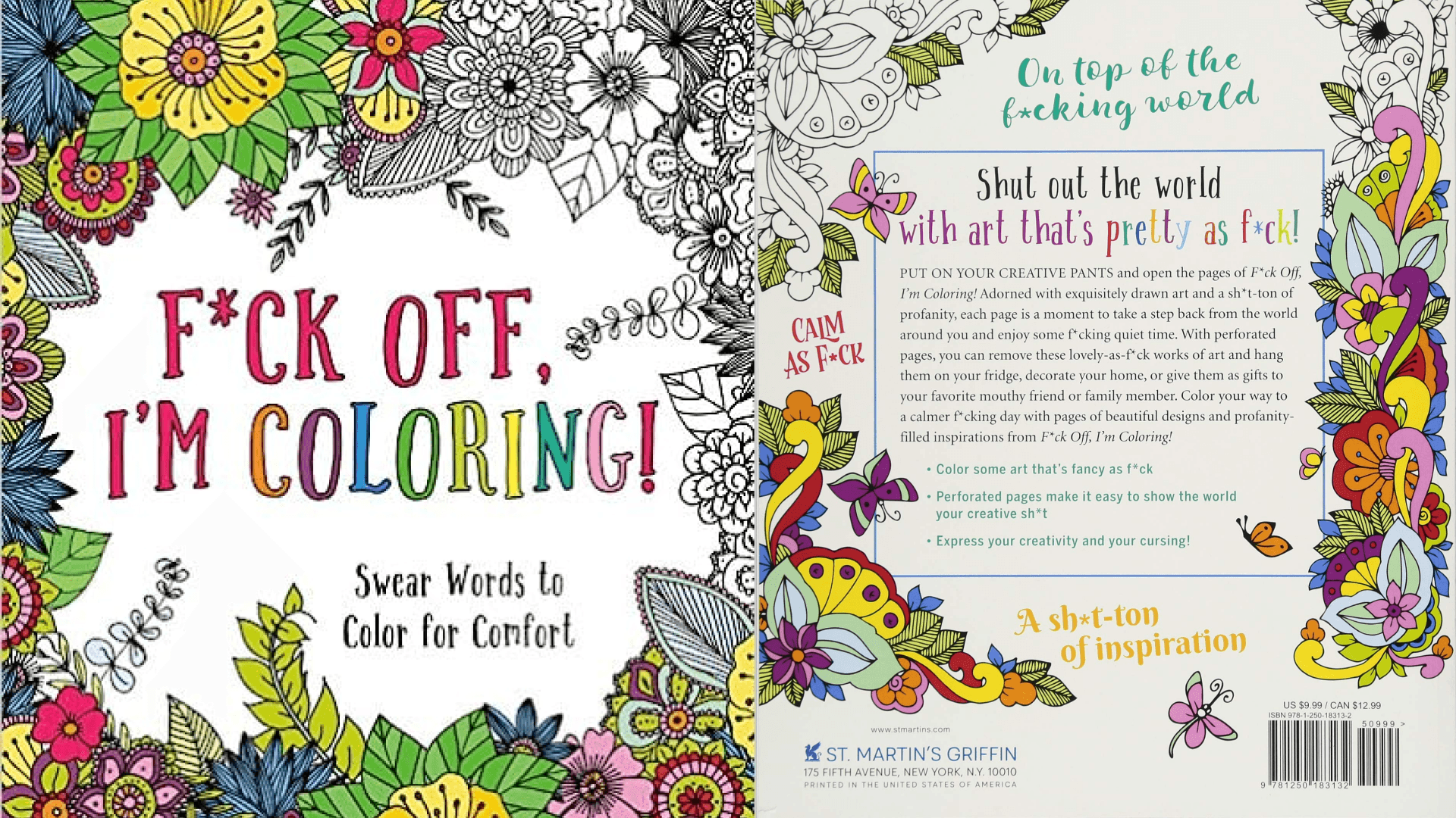 Swear-word coloring book