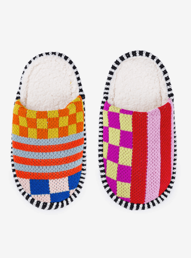 Verloop Patchwork Cozy Comfy slippers slides