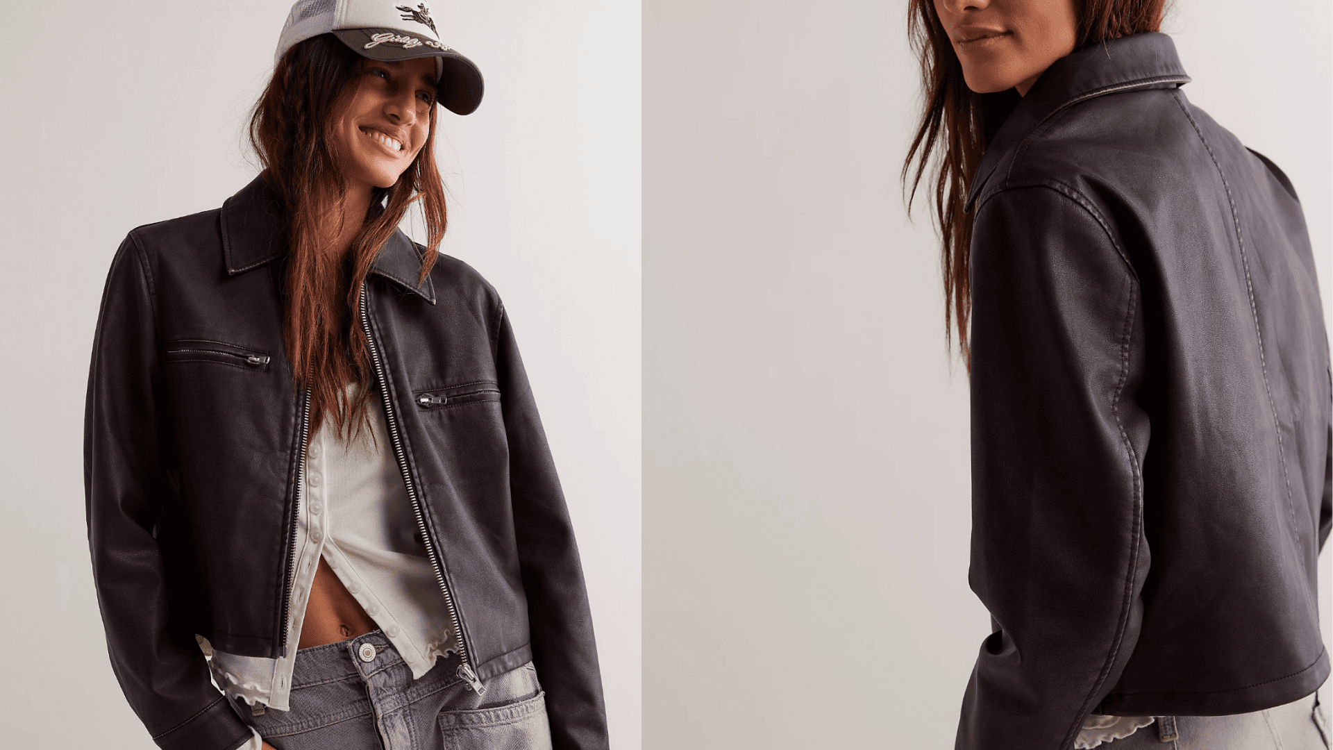 We The Free Ellery Vegan Leather Jacket