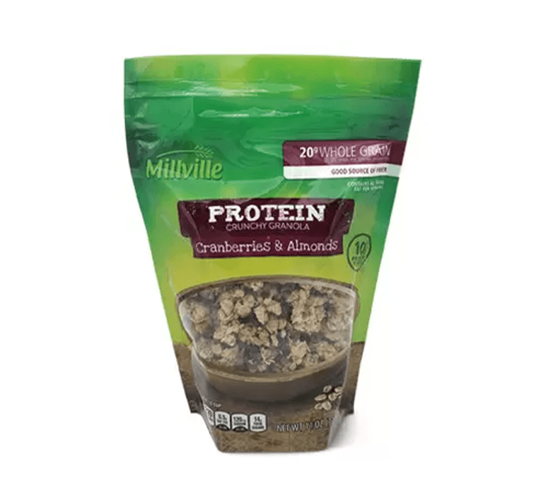 Millville Protein Granola, Cranberries & Almonds