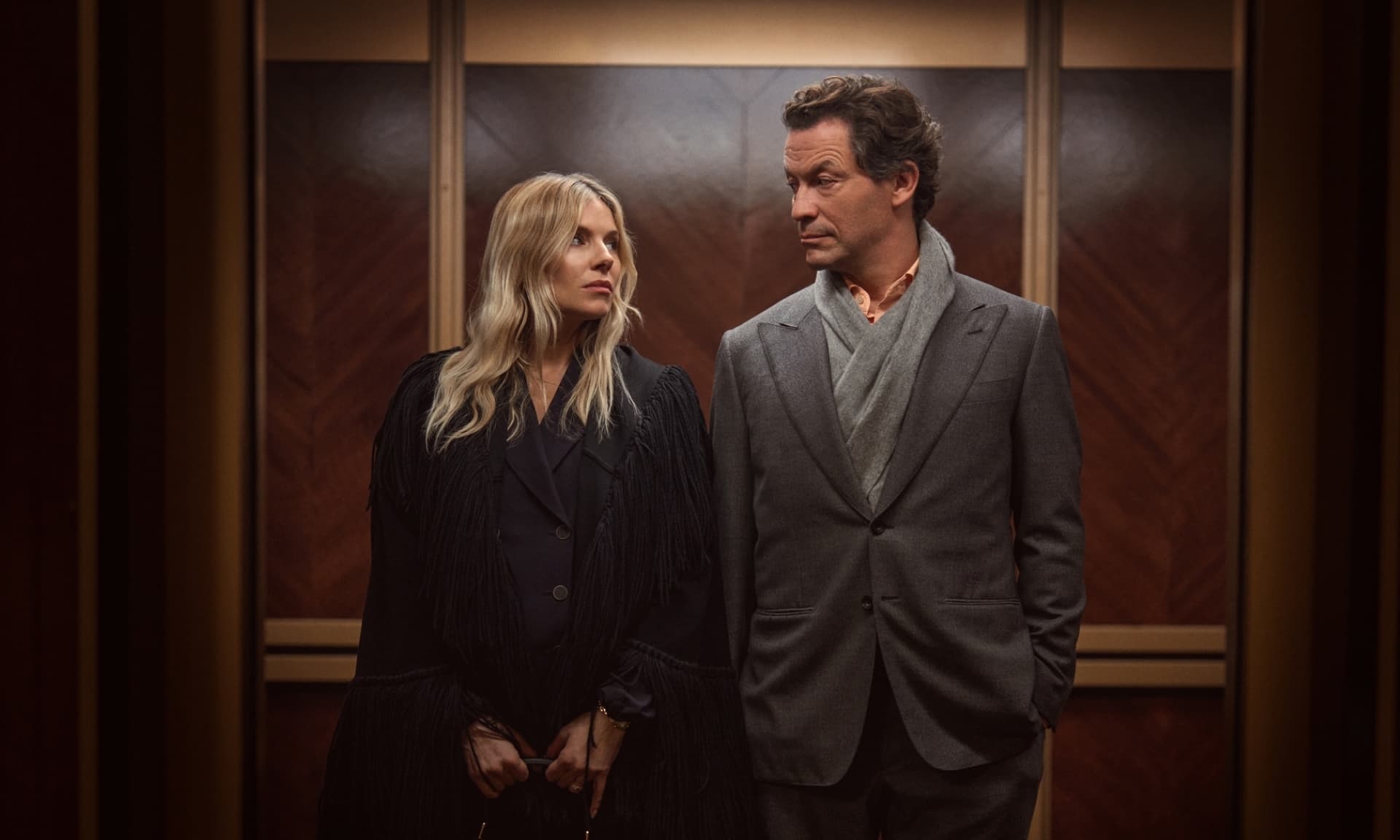 Sienna Miller and Dominic West in War