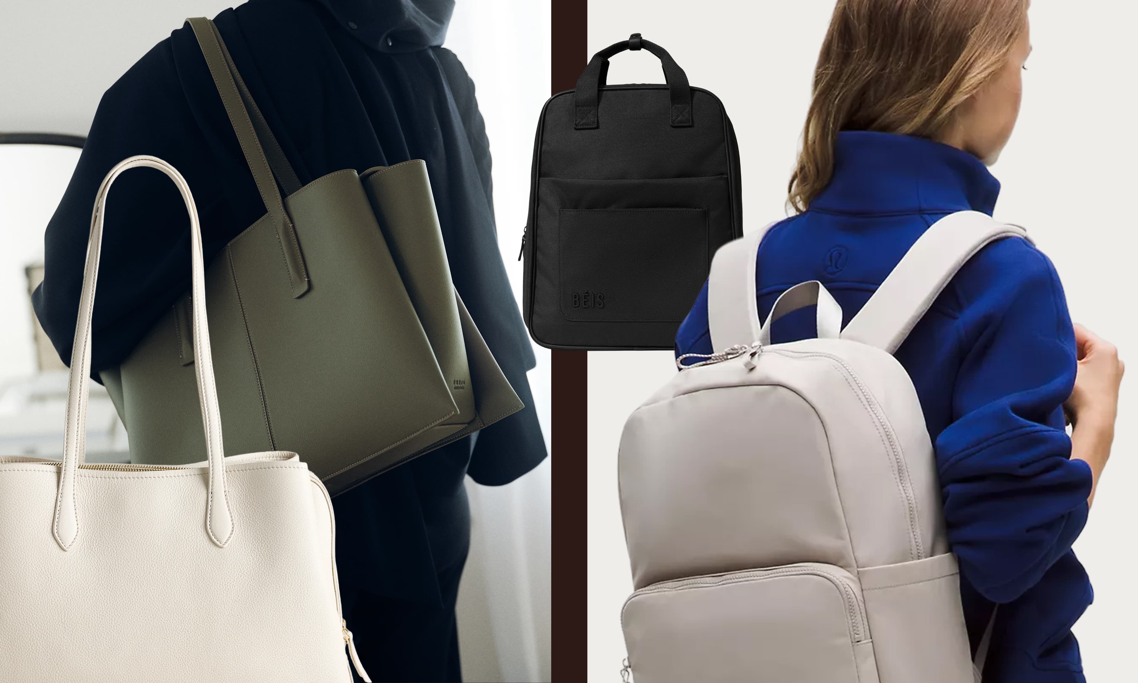 the best tote bags and backpacks for work