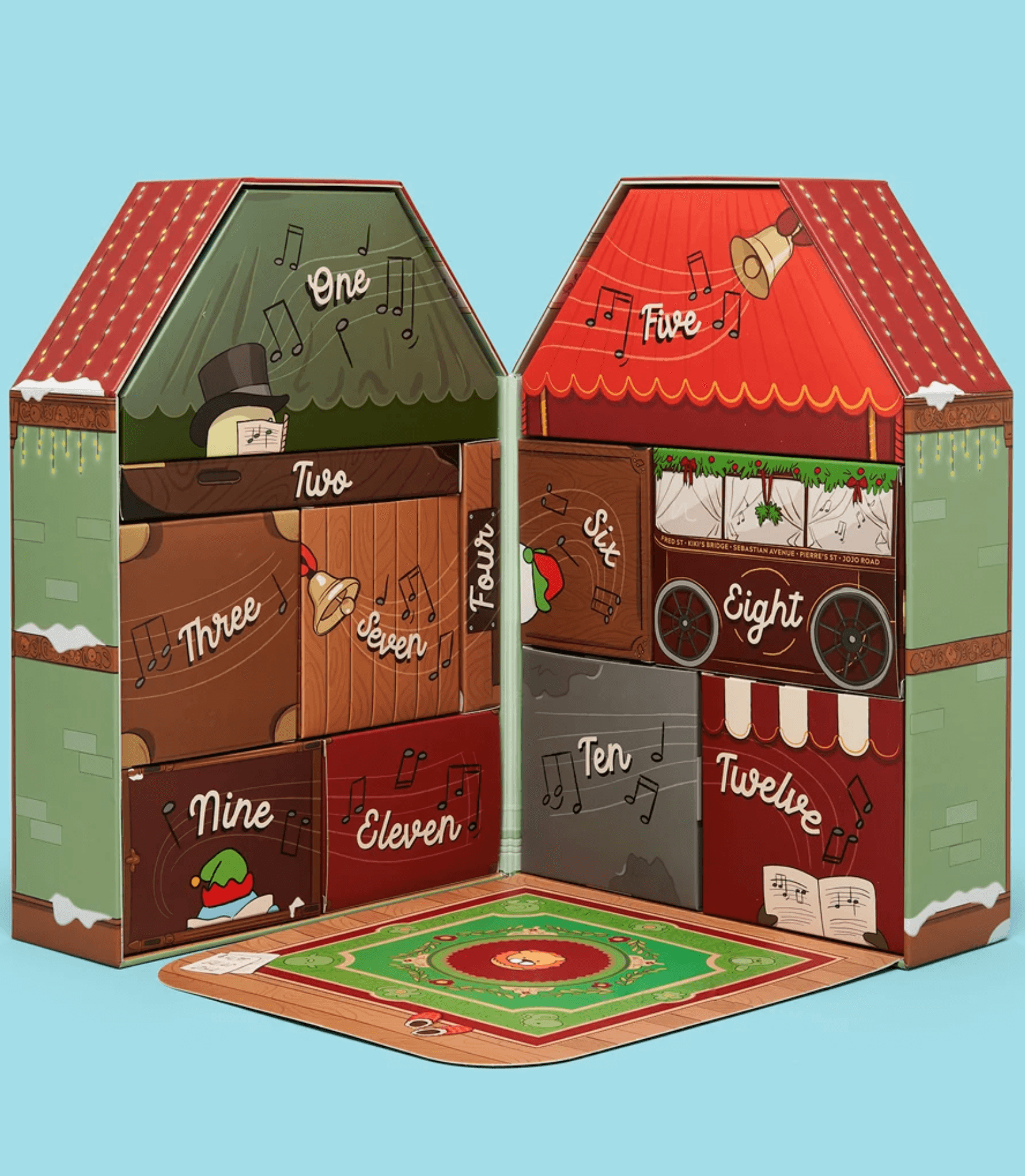 Here We Go A-Wooblin' Advent Calendar
