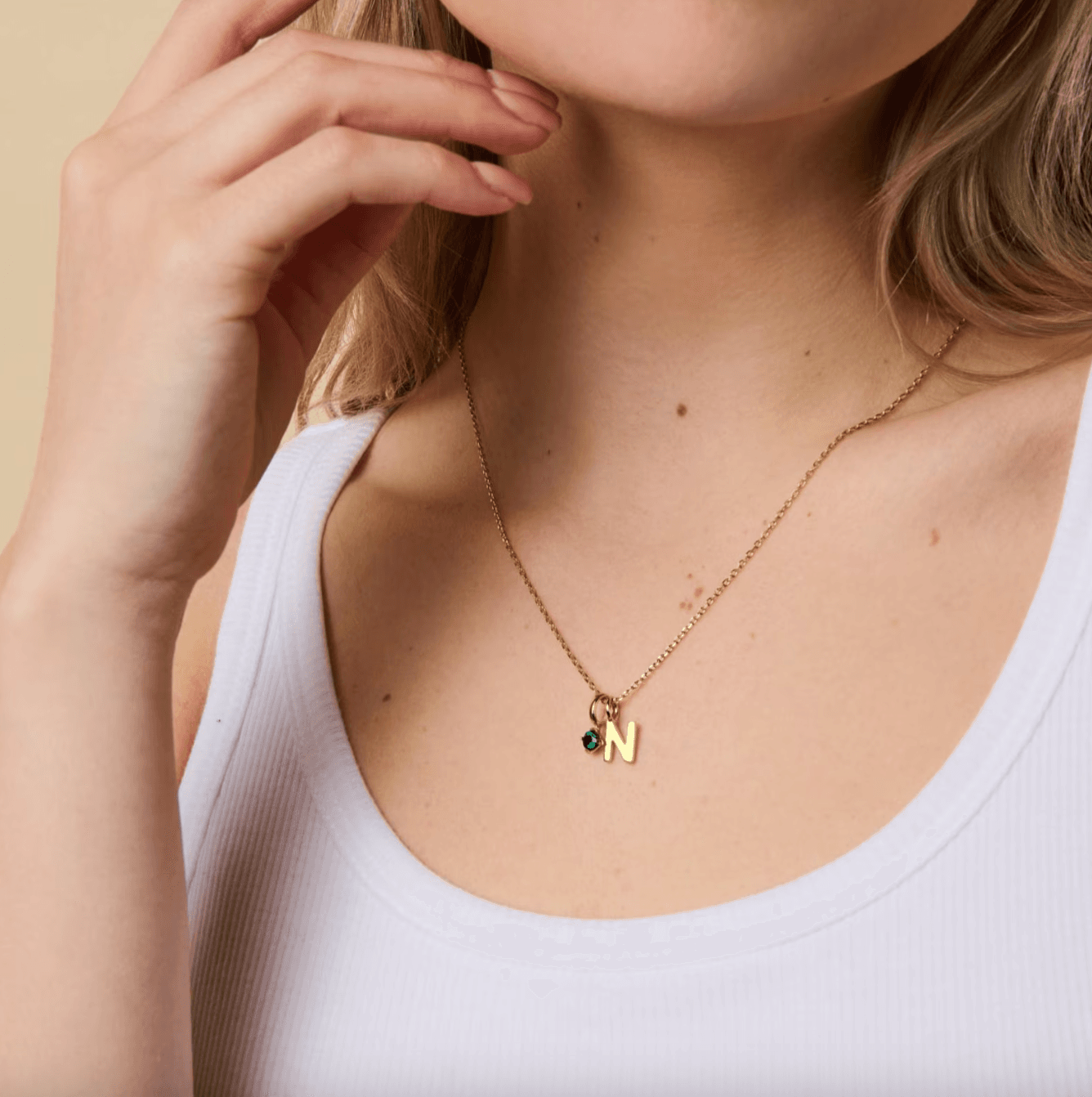 etsy birthstone necklace