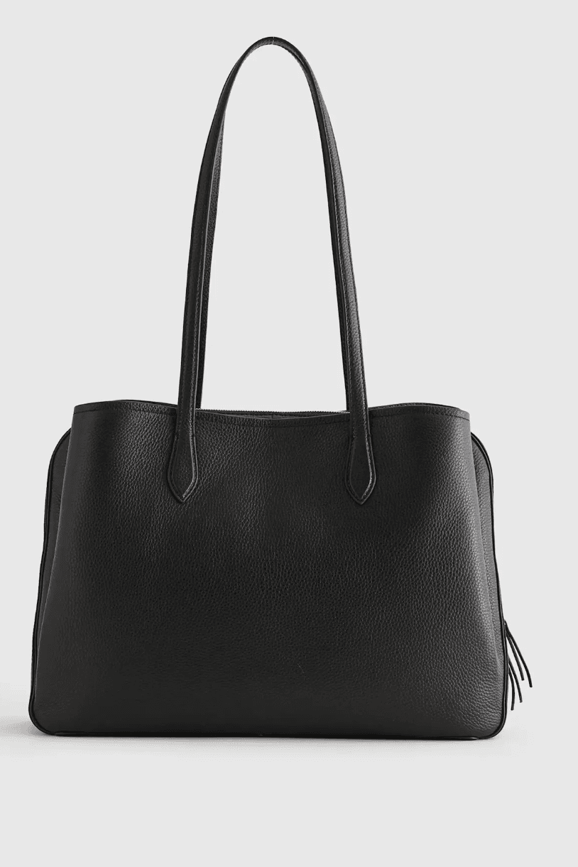 leather tote
