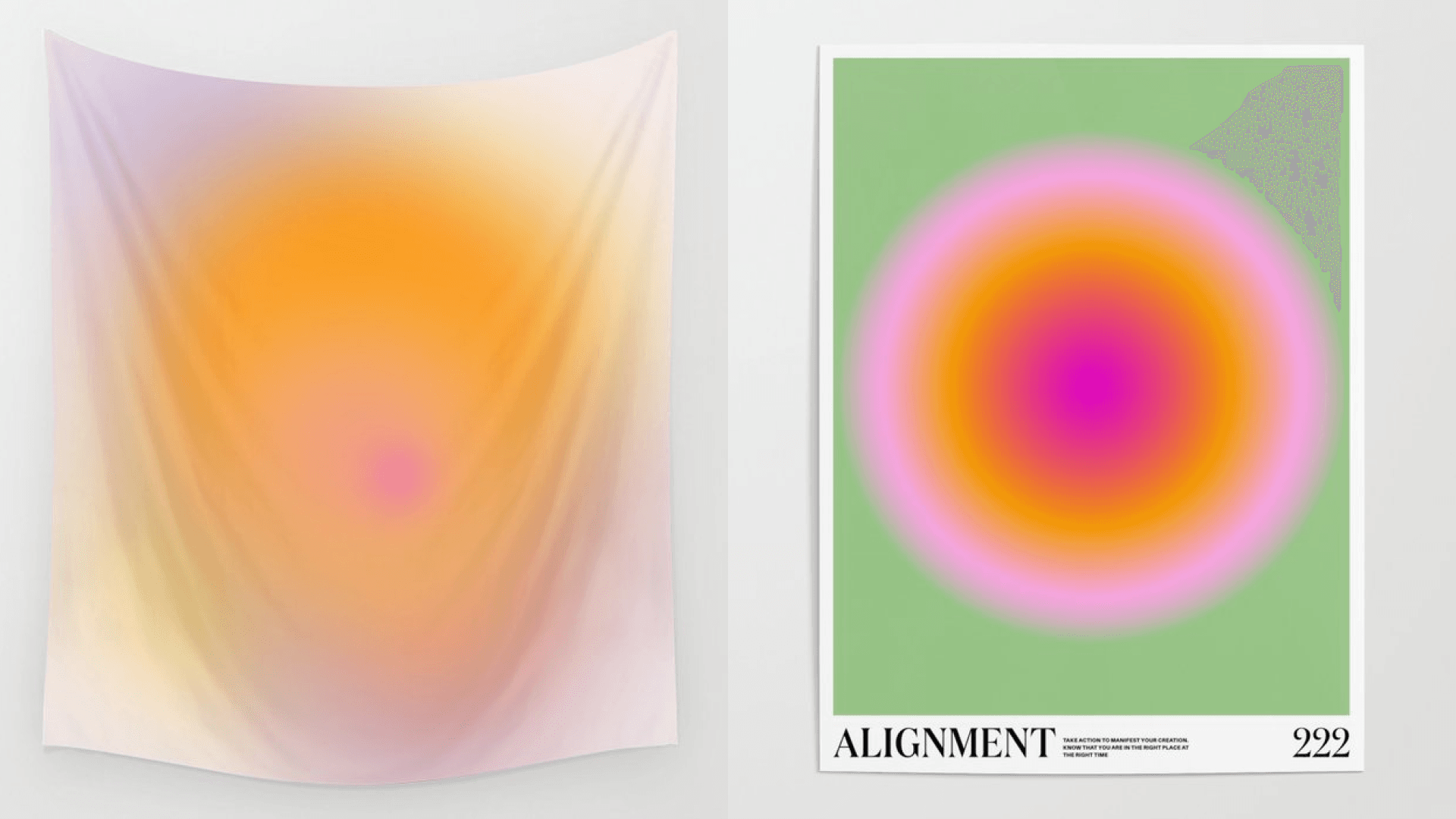 Society6 tapestry and poster