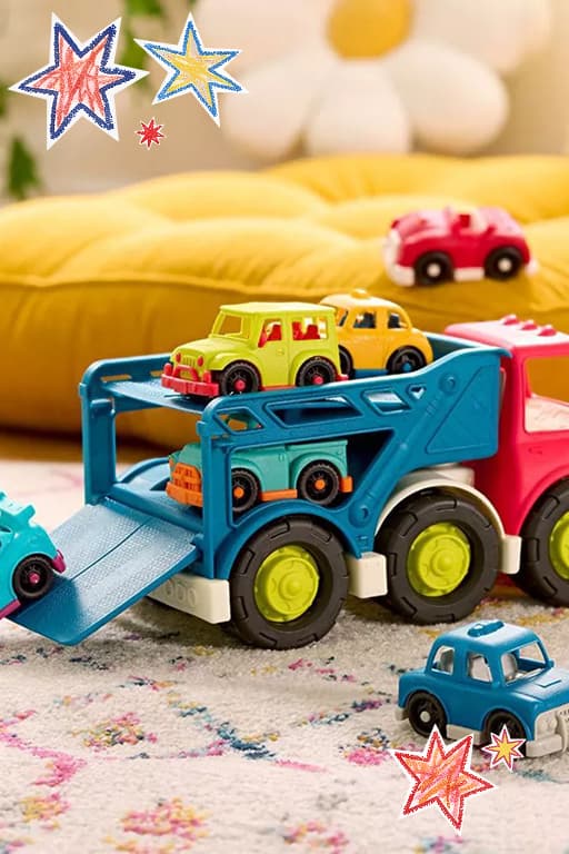 Car Carrier Truck & 6 Cars