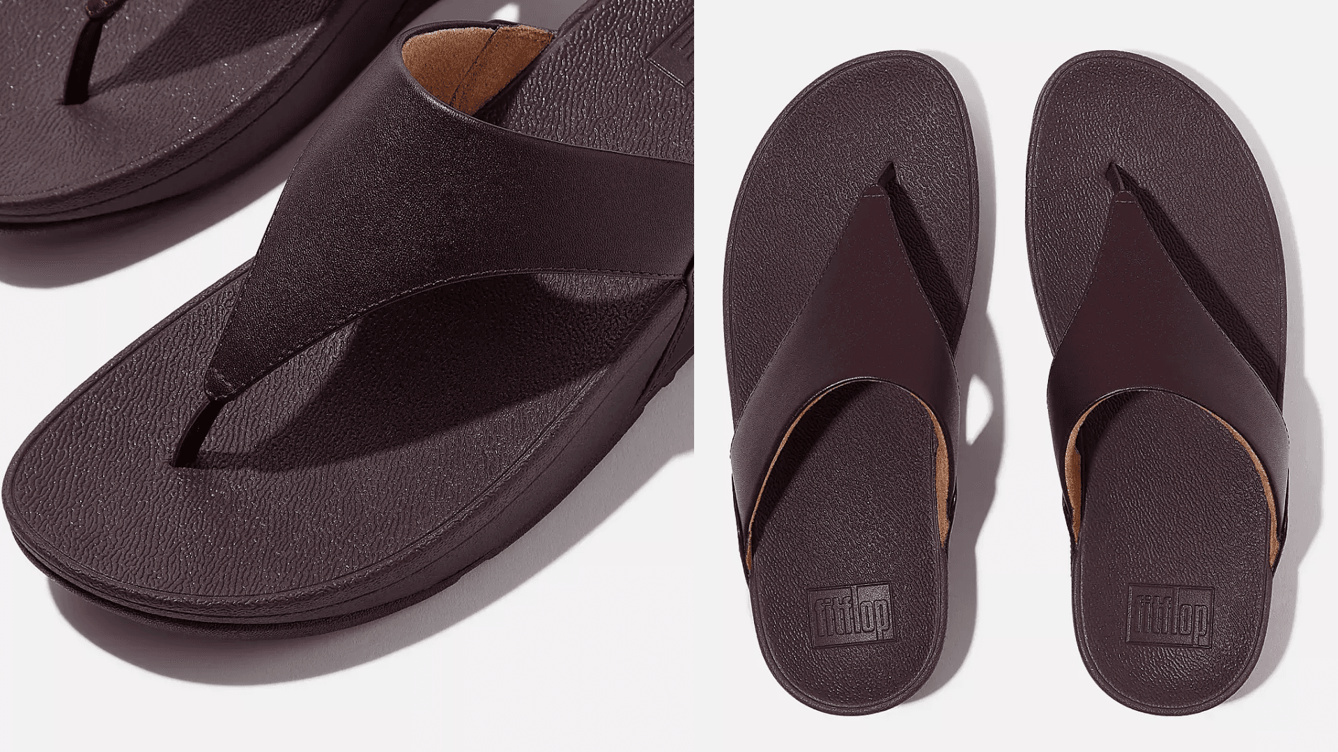 Lulu Leather Sandals in Plummy