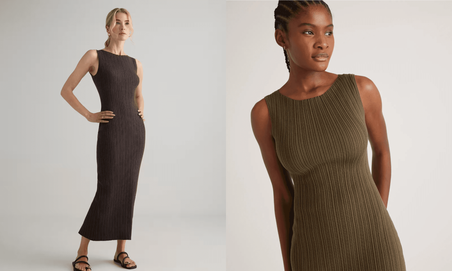 Quince Ribbed Midi Dress For travel