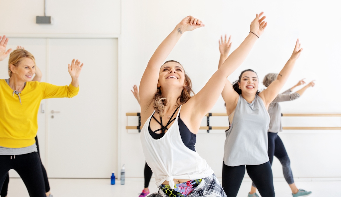 Featured image for I Started Doing Jazzercise Instead of My Daily Walks, and It’s the Strengthening, Therapeutic Fun I Didn’t Know I Needed