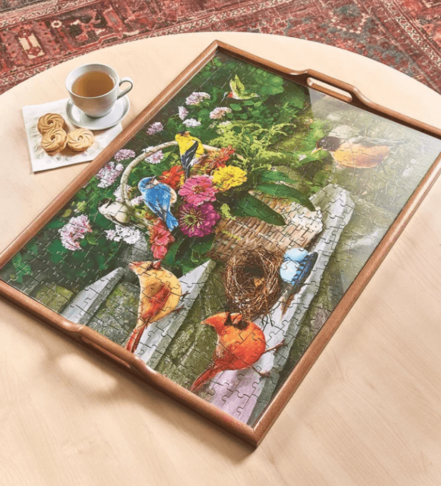Jigsaw Puzzle Serving Tray