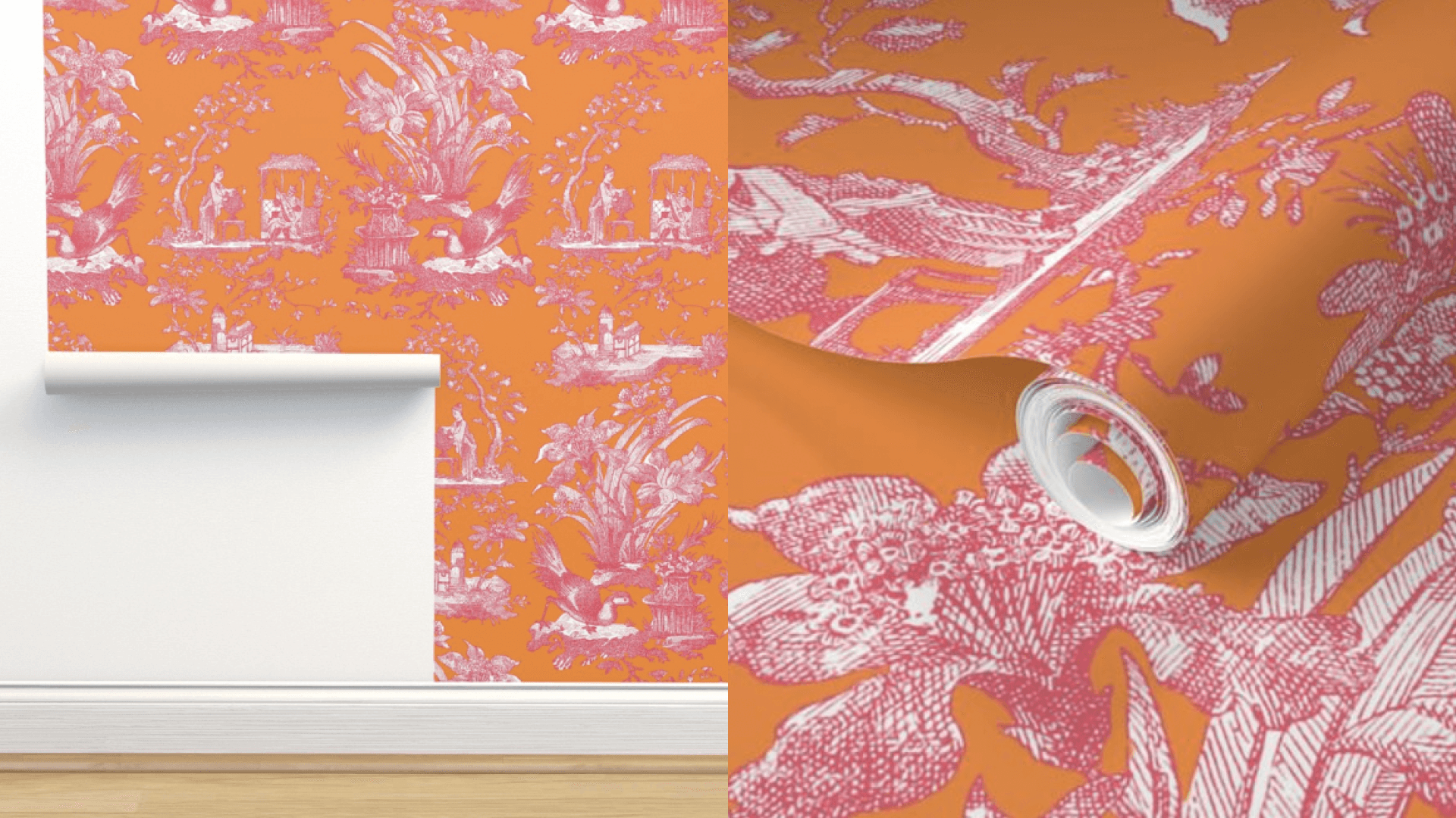Bathroom wallpaper