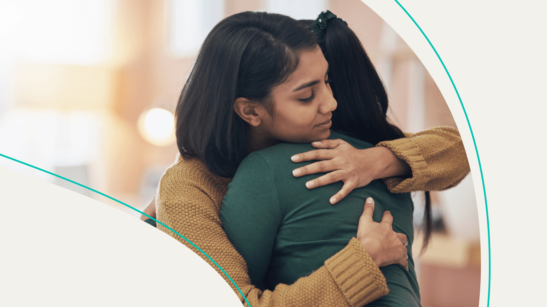 accessibility, two women hugging