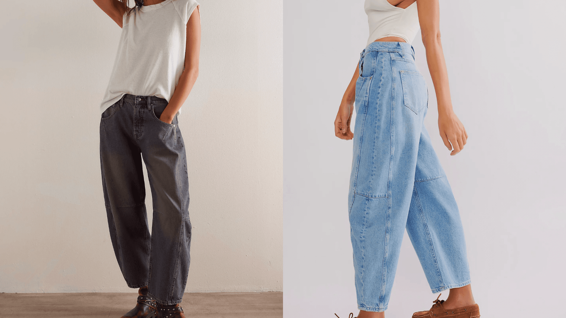 CRVY Venus Barrel Jeans