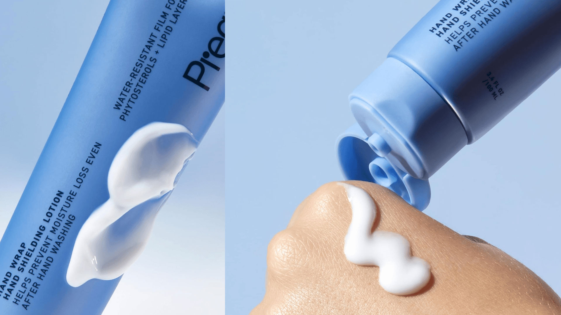 Prequel Skin Hand Wrap, Hand Cream for Dry Cracked Hands. Deep Nourishing Moisturizing Formula. Non-Greasy Balm for Women and Men. Unscented Skincare with Moisture Lock Formula. 3.4oz