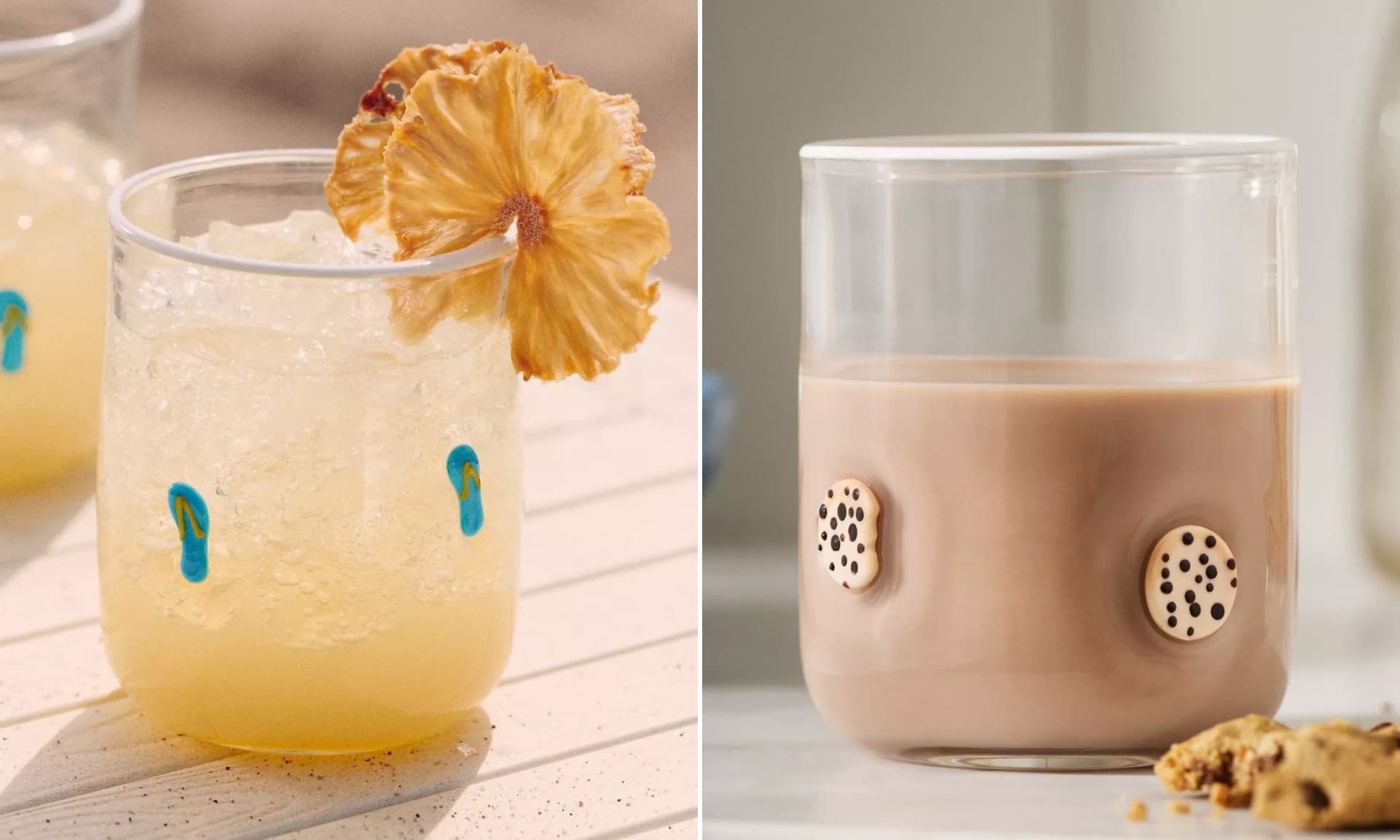 Anthropologie Icon Juice Glasses