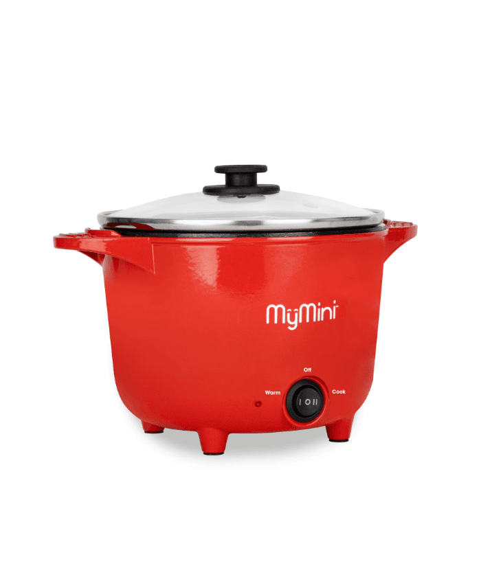 MyMini 32 oz Electric Multi-Cooker Pot, 260 watts, Red