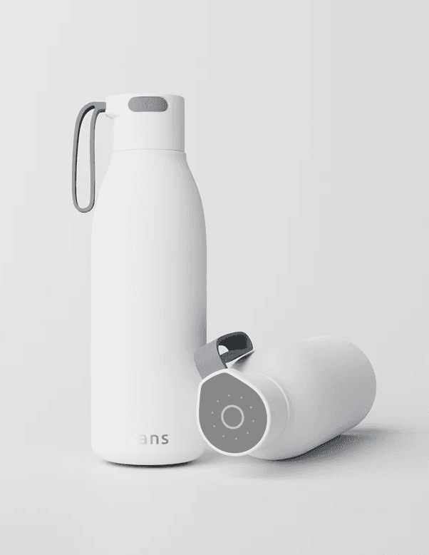 Sans Self-Cleaning Water Bottle with UV-C Light Purification