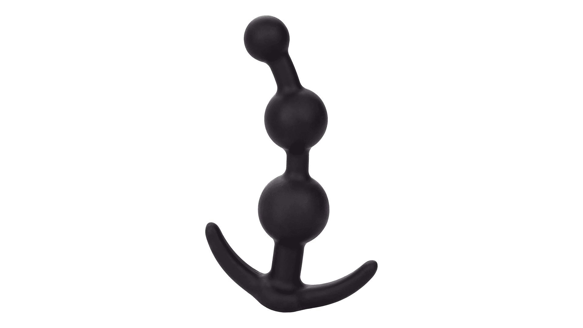 Black silicon anal beads